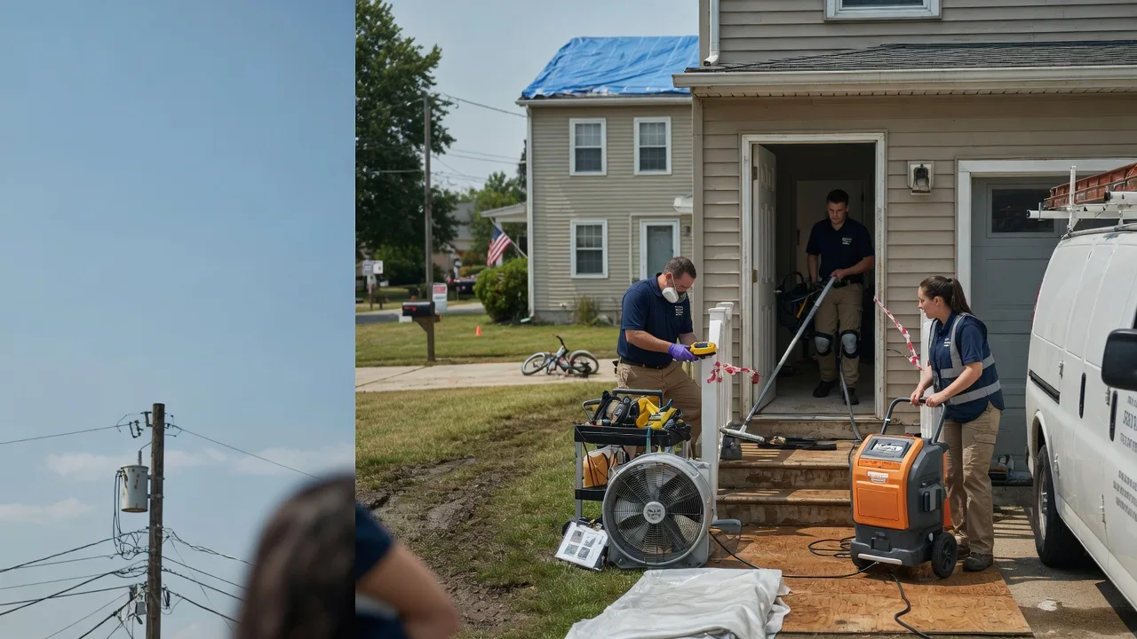 Water Damage Repair in Hudgins, VA near me